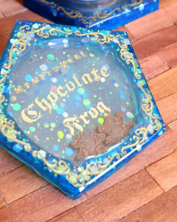 chocolate frog coaster