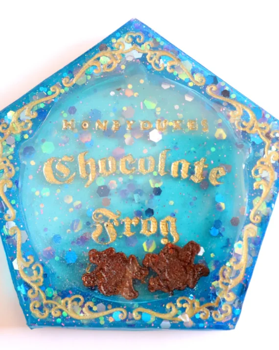chocolate frog coaster