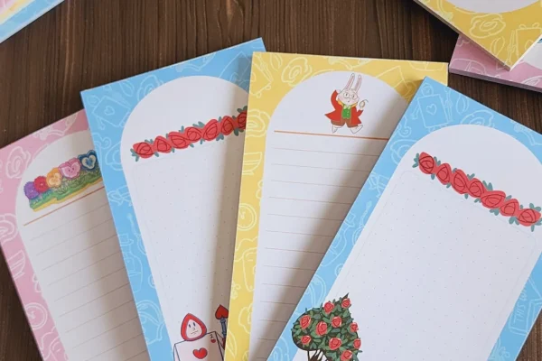 Alice theme notepad نوتة ثيم أليس2